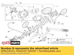 Ici, vous pouvez commander le coffret + câblage auprès de Piaggio Group , avec le numéro de pièce AP8224033: