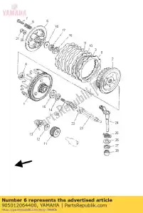 yamaha 905012064400 spr??yna kompresyjna (10t) - Dół