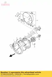 Aqui você pode pedir o anel, retenção em Yamaha , com o número da peça 5Y3843950000: