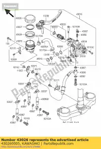 kawasaki 430260005 freno a disco zx636-c1h - Il fondo