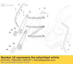 Tutaj możesz zamówić centralna kraw? D? Tarczy od Piaggio Group , z numerem części 674145: