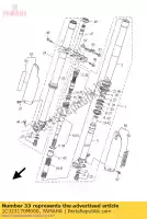 1C323170M000, Yamaha, comp. cilindro, garfo dianteiro yamaha yz 125, Novo