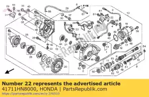 honda 41711HN8000 no hay descripción disponible en este momento - Lado inferior