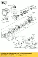 150R0510, Kawasaki, bolt-ws, 5x10 zx600p7f kawasaki zx 600 2007 2008, Novo