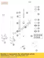 48600483S2, KTM, zacisk osi l / s kpl. 07 ktm super duke 990 2007 2008 2009 2010, Nowy