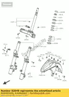 92049Y028, Kawasaki, olio di tenuta sc300aef kawasaki j 125 300 2015 2016, Nuovo