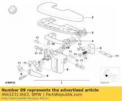 cilinderkopschroef - m6x55 van BMW, met onderdeel nummer 46632313663, bestel je hier online: