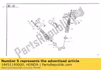 14451149000, Honda, arbre, culbuteur de soupape honda xr  r cb j xr80r 50 80 , Nouveau