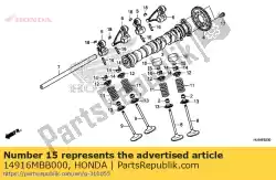 Ici, vous pouvez commander le cale, poussoir (1. 575) auprès de Honda , avec le numéro de pièce 14916MBB000: