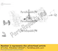 871342, Piaggio Group, Eje de equilibrio aprilia derbi  cafe gpr mulhacen mulhacen cafe rs rs4 senda terra terra adventure e terra e zd4kc000 zd4kca00 zd4kta zd4kta00 zd4ktb00 zd4kxa00 zd4kxb00 zd4kxja0 zd4kxja0, zd4kxa zd4kxjb0 zd4tw000 zd4xaa00 zd4xab00 zdpka 125 2007 2008 2009 2010 2011 2012 , Nuevo