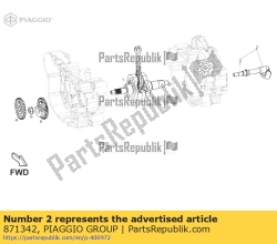 Aprilia 871342, Eje de equilibrio, OEM: Aprilia 871342