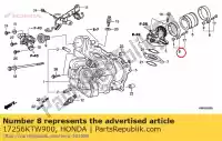 17256KTW900, Honda, banda, isolador honda nss forza a sh i  xa sporty r ar sh300 sh300a nss250a nss250s sh300ar sh300r sh300ra nss300a 250 300 , Novo