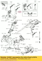 210075078, Kawasaki, rotore, blocco, tappo serbatoio zr1000fef kawasaki  z 1000 2015 2016 2017 2018 2019 2020 2021, Nuovo