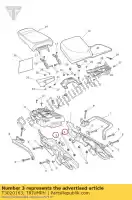 T3020163, Triumph, spinta del piede in gomma triumph america carbs america efi speedmaster carbs speedmaster efi thunderbird thunderbird commander thunderbird lt thunderbird storm tiger 800 tiger 800xc 790 800 865 1600 1700 2002 2003 2004 2005 2006 2007 2008 2009 2010 2011 2012 2013 2014 2015, Nuovo