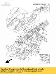 Qui puoi ordinare staffa, fanale posteriore da Yamaha , con numero parte 5EA2117E0000: