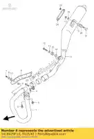 1418029F10, Suzuki, cubierta comp, exh. suzuki dr z 400 2000 2001, Nuevo