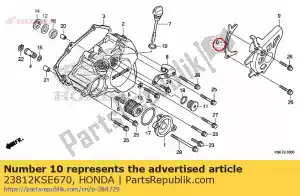 honda 23812KSE670 guia, corrente de transmissão - Lado inferior