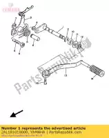 2AL181010000, Yamaha, conjunto do eixo de mudança yamaha ysr 50 80, Novo