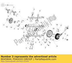 Aprilia B045844, Connecting rod screw, OEM: Aprilia B045844