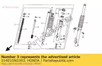 51401GN1003, Honda, primavera, fr, cush honda xr  r xr80r 80 , Nuovo