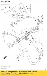 Aqui você pode pedir o mangueira, radiador o em Suzuki , com o número da peça 1785215H00: