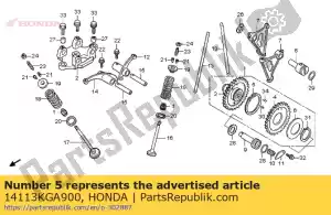 Honda 14113KGA900 mola, acionado por came - Lado inferior