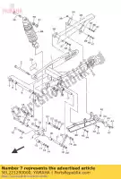 5EL221290000, Yamaha, cubierta, empuje 2 yamaha  bt xvs 950 1100 1300 1999 2000 2001 2002 2003 2004 2005 2006 2007 2008 2009 2010 2011 2012 2014 2016 2017, Nuevo