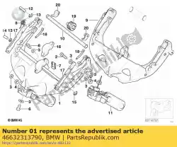 Here you can order the windshield adjustment, electr. From BMW, with part number 46632313790: