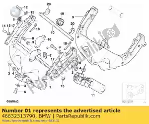 bmw 46632313790 windshield adjustment, electr. - Bottom side