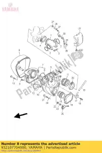 yamaha 932107704000 joint torique - La partie au fond