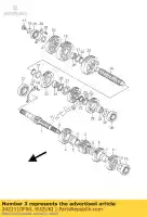 2422110F00, Suzuki, bieg, 2. bieg, suzuki vl intruder c1500 vl1500 lc 1500 , Nowy