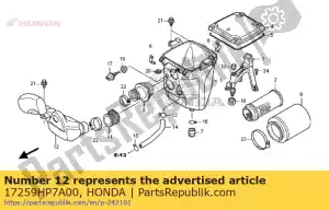 Honda 17259HP7A00 duct,snorkel - Bottom side