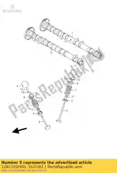 Aqui você pode pedir o válvula, entrada em Suzuki , com o número da peça 1291102H00: