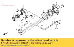 Ici, vous pouvez commander le réservoir, stockage auprès de Honda , avec le numéro de pièce 17551GCFA20: