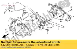 Ici, vous pouvez commander le pas de description disponible auprès de Honda , avec le numéro de pièce 53205KTWB00ZD: