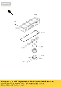 kawasaki 130011596 silnik t?okowy zx1200-a1 - Dół
