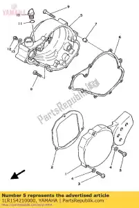 Yamaha 1LR154210000 tampa, cárter 2 - Lado inferior