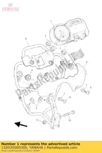 yamaha 11DH35000300 speedometer assy - Bottom side