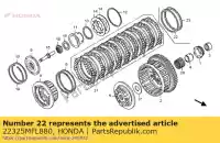 22325MFL880, Honda, veer, koppelingsplaat honda cbr 1000 2008, Nieuw