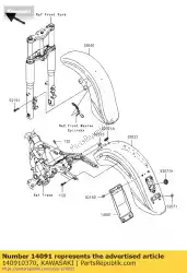 Here you can order the cover,tail lamp from Kawasaki, with part number 140910370: