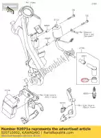 920710002, Kawasaki, grommet an125d7f kawasaki  d tracker 150 2016 2017 2018 2019 2021, New