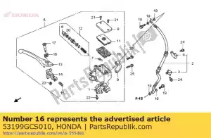 honda 53199GCS010 veer, remhendel terug - Onderkant