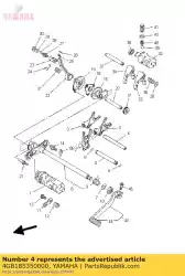 Here you can order the bar, shift fork guide 2 from Yamaha, with part number 4GB185350000: