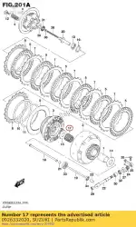 Here you can order the bearing,32x37x3 from Suzuki, with part number 0926332020: