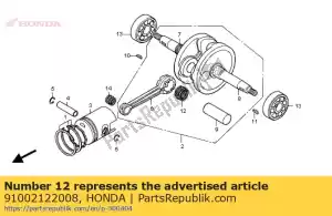 honda 91002122008 bearing, connecting rod big end (ntn)(blue) - Bottom side