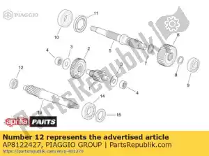 Piaggio Group AP8122427 cuscinetto 6302-2rs 15x42x13 - Il fondo