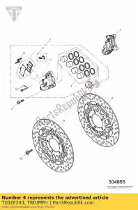 triumph T2020243 kit de vedação - Lado inferior