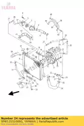 Aquí puede pedir manguera 7 de Yamaha , con el número de pieza 5PW125510000: