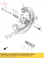 3TJ2516800UJ, Yamaha, cast wheel, front yamaha fzr fzrrr 400, New