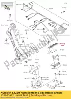 132800912, Kawasaki, 01 suporte, tampa da bateria kawasaki kx450 kx250x kx250 kx450x 450 250 , Novo